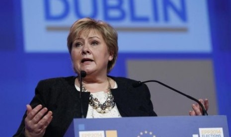 Perdana Menteri Norwegia, Erna Solberg.