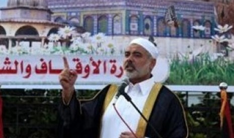 Pemimpin Hamas Palestina, Ismail Haniyah. foto ilustrasi