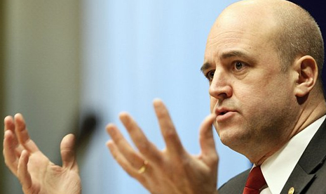 Perdana Menteri Swedia Fredrik Reinfeldt 