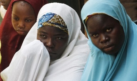 Perempuan Nigeria menjadi korban kejahatan kelompok Boko Haram.