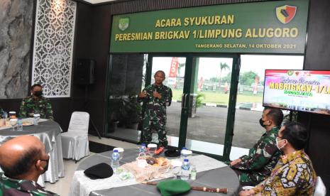 Peresmian Brigade Kavaleri (Brigkav) 1/Limpung Alugoro.