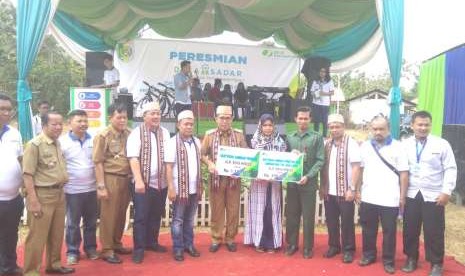 Peresmian Desa Mengandung Sari sebagai Desa Sadar Jaminan Sosial, Senin (20/8).