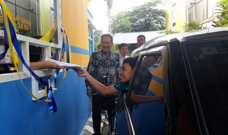 Peresmian layanan di Kantor Pelayanan Pajak Pratama (KPP) Malang Utara.