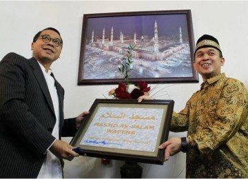 Peresmian Masjid Indonesia Pertama di Austria