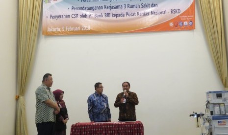 Peresmian Ruang Anyelir untuk pelayanan kemoterapi bagi pasien kanker di RS Kanker Dharmais.