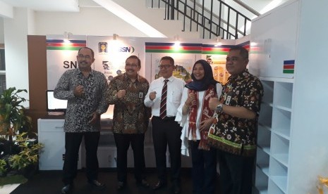 Peresmian SNI Corner di Perpustakaan Universitas Islam Indonesia (UII), Senin (2/7). 