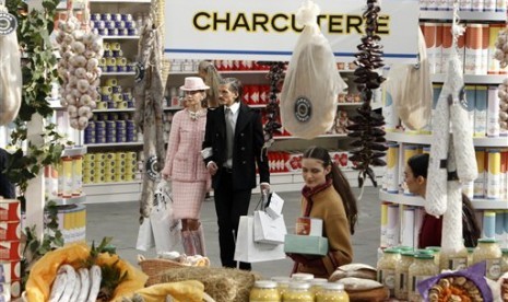 Pergelaran busana Chanel di Paris Fasion Week.