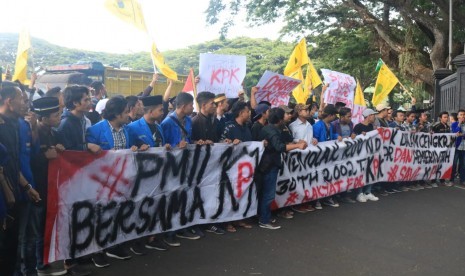 Demonstrasi Pergerakan Mahasiswa Islam Indonesia (ilustrasi).