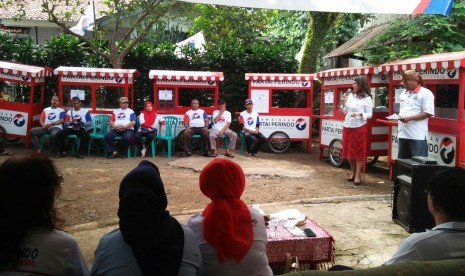 Perindo menyiapkan 500 gerobak UMKM gratis di Bogor, Rabu (6/9).