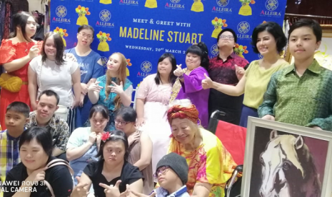 Peringatan Hari Down Syndrome se dunia di Plaza Indonesia.