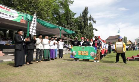 Peringatan Hari Santri Nasional 2022 di Lapangan Denggung, Sleman.