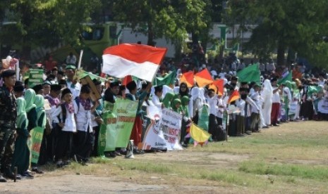 Peringatan Hari Santri Nasional di Kabupaten Sleman, Selasa  (22/10).