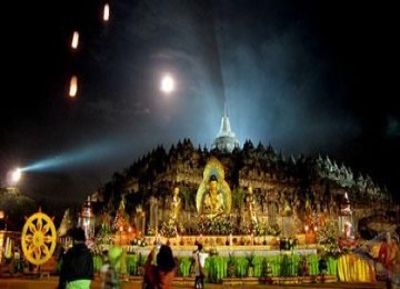 Peringatan Wisak di Candi Borobudur