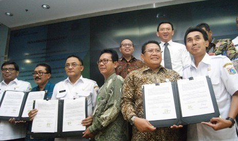  Perjanjian kerjasama antara Pemerintah Provinsi DKI Jakarta dan BPJS Ketenagakerjaan, Rabu (16/3).