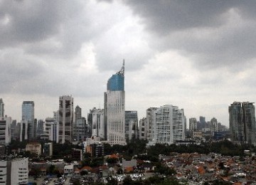 Gedung pencakar langit di Jakarta/Ilustrasi