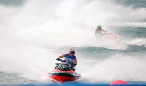 Perlombaan Aquabike Jetski World Championship.