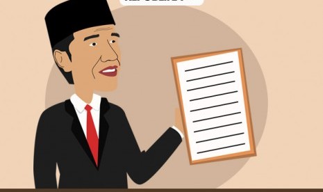 Jokowi akan menggigit siapapun yang mengancam pengurangan impor (ilustrasi).