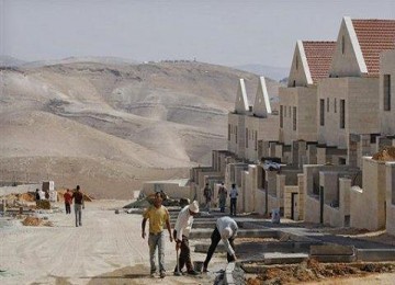 Permukiman Yahudi \'Maaleh Adumim\' yang dibangun di di Tepi Barat, wilayah Palestina.