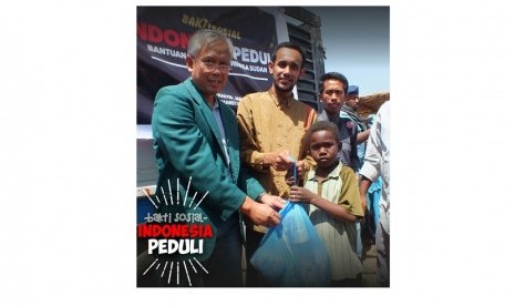 Persatuan Pelajar Putri Indonesia di Sudan (PPPI Sudan) dan munadzomah Darbussalam, mengadakan kegiatan Bakti Sosial (baksos) di perkampungan Rasyid, Jabal Aulia, Sudan, Sabtu (4/3).