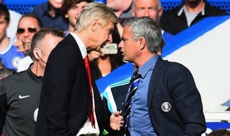 Perseteruan Arsene Wenger vs Jose Mourinho