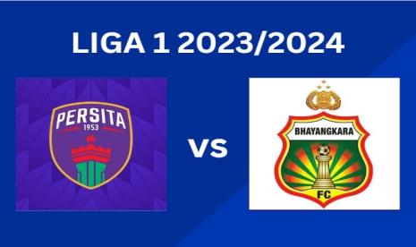 Persita Tangerang vs Bhayangkara FC di Liga 1