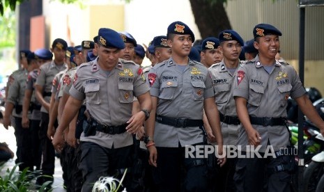 Personel polisi disiagakan (ilustrasi).