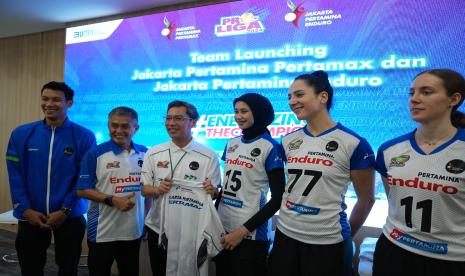 Pertamina International Shipping menjadi salah satu sponsor dua tim proliga