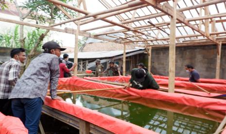 Pertamina melakukan pelatihan budidaya ikan lele di Kota Tasikmalaya, Selasa (29/6)