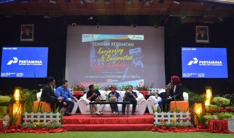 Pertamina Refinery Unit VI Balongan menggelar seminar kesehatan dan sosialisasi bahaya narkoba, Rabu (2/10).