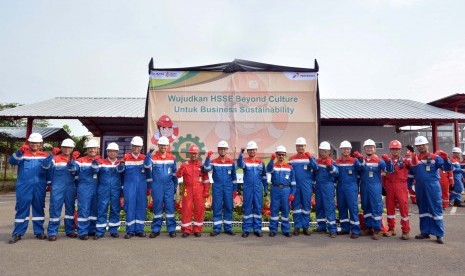  Pertamina RU VI Balongan, Kabupaten Indramayu, menggelar peringatan bulan Kesehatan dan Keselamatan Kerja (K3). Peringatan Bulan K3 di Pertamina tahun ini mengambil tema “Wujudkan HSSE Beyond Culture Untuk Business Sustainability”.