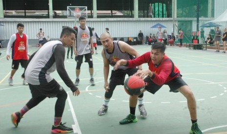 Pertandingan 3x3 Red Bull Reign Indonesia.