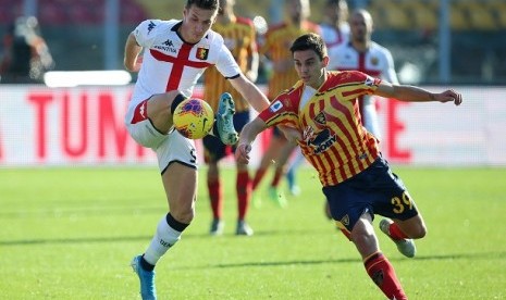 Pertandingan antara Lecce melawan Genoa di Stadion Via del Mare, Lecce, Ahad (8/12) malam WIB. 