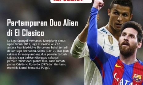 Pertarungan dua alien di el clasico