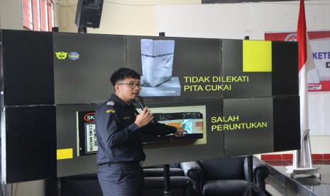 Pertegas informasi terkait Gempur Rokok Ilegal, Bea Cukai kembali gelar sosialisasi jelang akhir tahun 2023. 