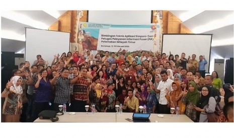 pertemuan Bimbingan Teknis Pelayanan Informasi Pasar (PIP) Komoditas Peternakan Wilayah Timur Tahun 2020 di Bali, Kamis (14/2).