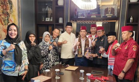 Pertemuan Ketua Umum Dewan Adat Bamus Betawi Eki Pitung bersama Ketua Umum Kadin Indonesia Arsjad Rasjid