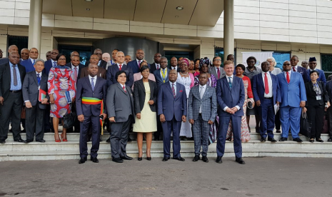 Pertemuan Mitra Kerja Global Peatland Initiative (GPI) di Brazzaville, Republik Kongo.