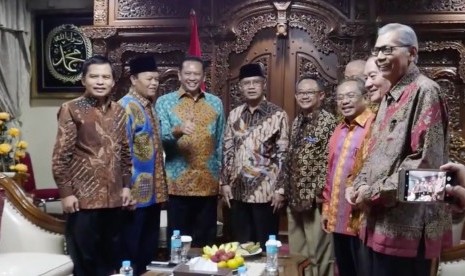 Pertemuan pimpinan MPR RI dengan PP Muhammadiyah di Jakarta. Senin (16/12).