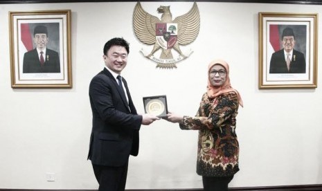 Pertemuan Sekretaris Jenderal MPR RI dengan Sekretariat Jenderal Parlemen Korea Selatan.