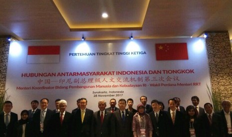 Pertemuan Tingkat Tinggi ke-3 di Bidang Hubungan Antarmasyarakat Indonesia dan Cina di Solo.