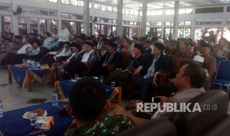 Pertemuan ulama dengan Kapolres Garut di Pendopo Garut, Rabu (21/2).