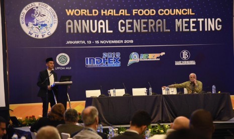 Pertemuan World Halal Food Council di Jakarta.