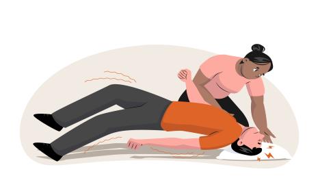 Pertolongan pertama pada epilepsi (ilustrasi). Hal utama yang perlu dilakukan ketika menemukan dan menolong seseorang yang terkena serangan epilepsi adalah tidak panik. 