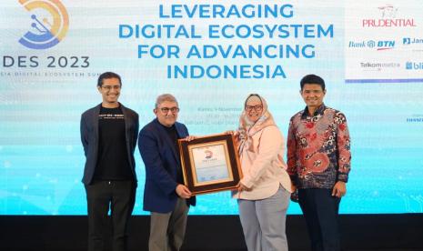 Peruri di ajang Indonesia Digital Ecosystem Summit (IDES) 2023.