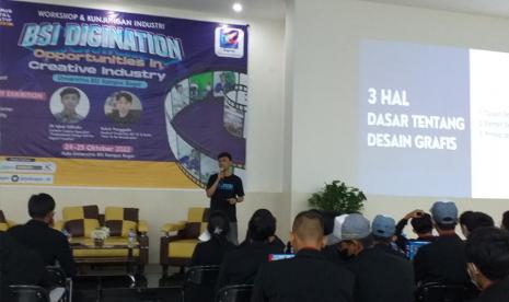 Perusahaan Digital Creative Center (DCC), berkolaborasi dengan Universitas BSI (Bina Sarana Informatika) kampus Bogor, dalam pelaksanaan BSI Digination Batch 2 ini.