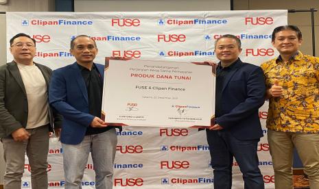 Perusahaan multifinance kian gencar memanfaatkan layanan digital untuk menawarkan solusi pembiayaan kepada masyarakat. Tampak  acara penandatanganan Memorandum of Understanding (MoU) produk dana tunai antara Fuse dan Clipan Finance 