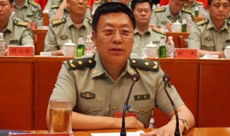 Perwira militer Cina Kou Tie yang diduga korupsi.