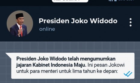 Pesan Jokowi