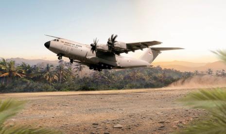 Pesawat Airbus A400M yang akan digunakan TNI AU.