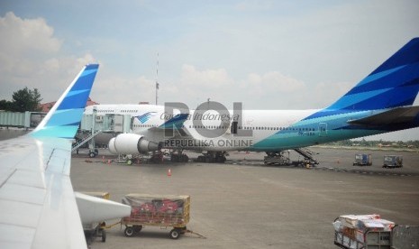 Pesawat Garuda di Bandara Sukarno Hatta,Cengkareng.